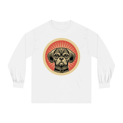Puggle Long Sleeve Tee for Adults