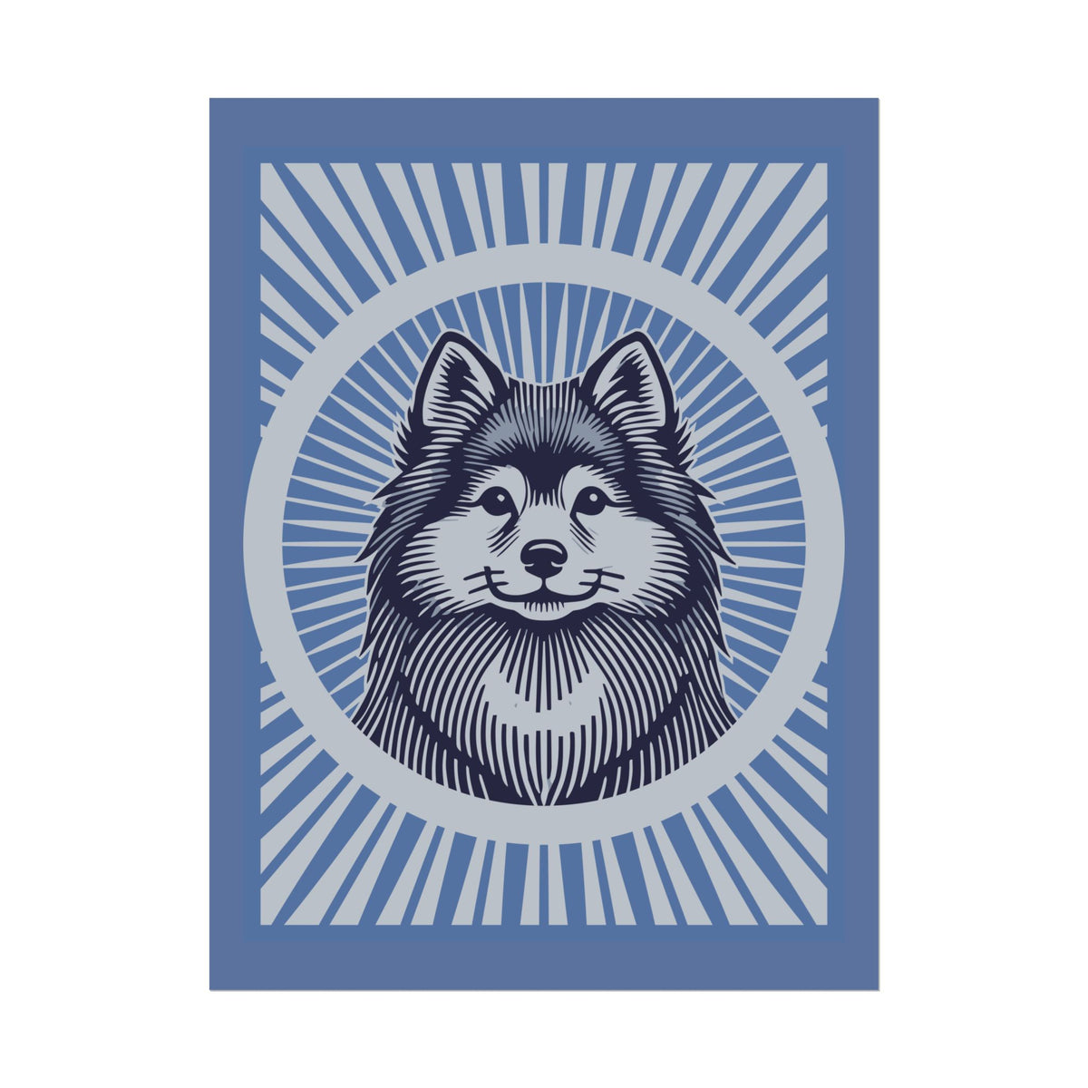 Finnish Spitz Art Print — 24" x 32" (Vertical)