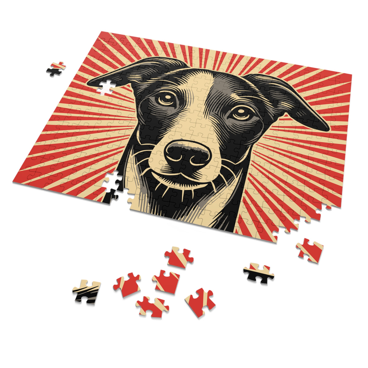 Whippet Jigsaw Puzzle — view 2