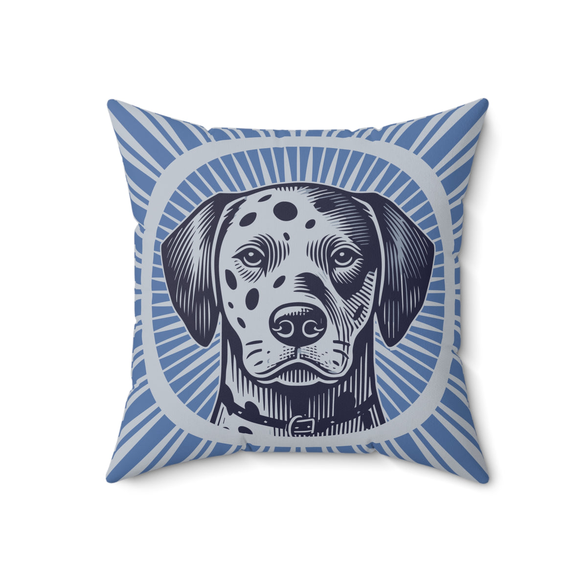 Dalmatian Pillow — 18" × 18"