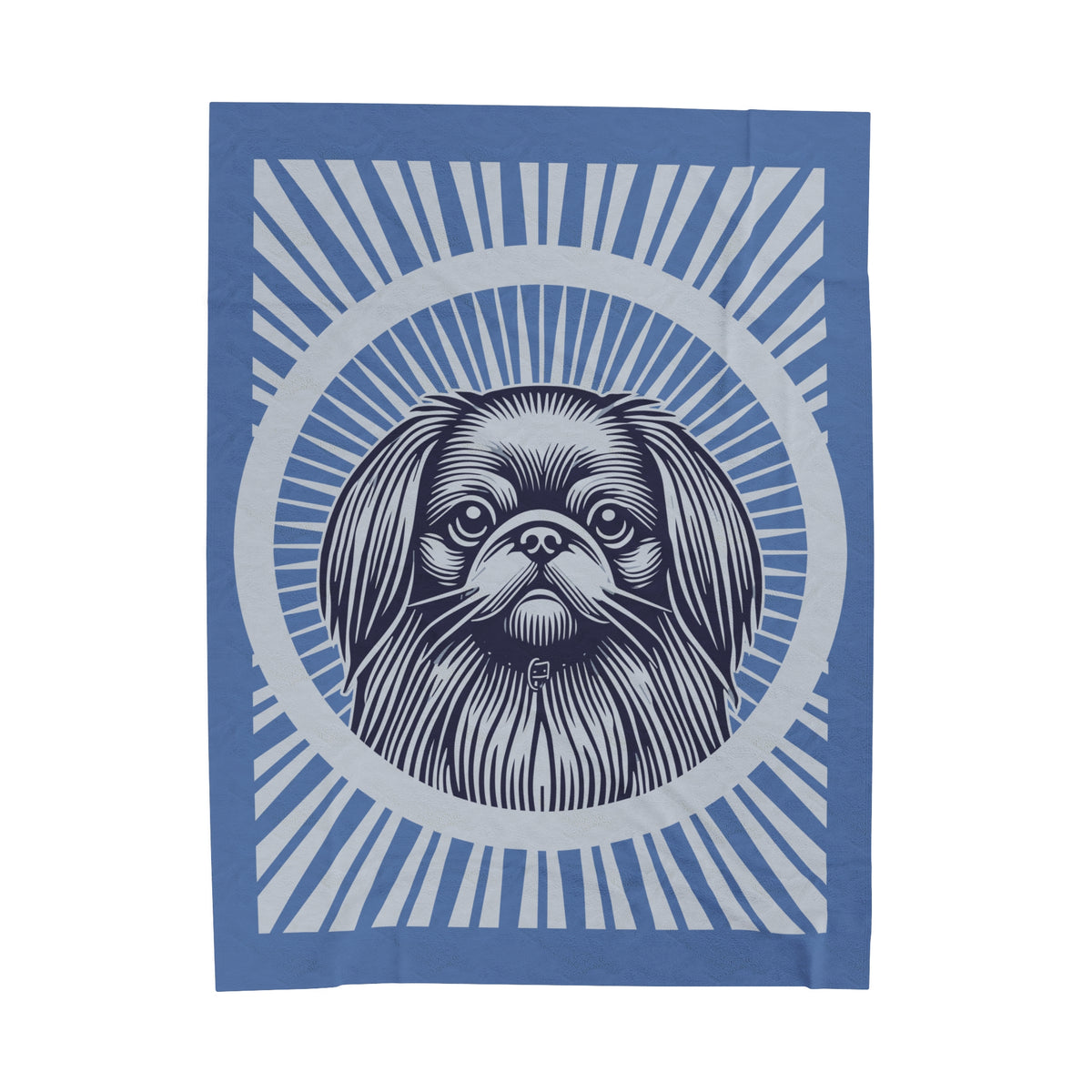 Pekingese Blanket — 60" × 80"