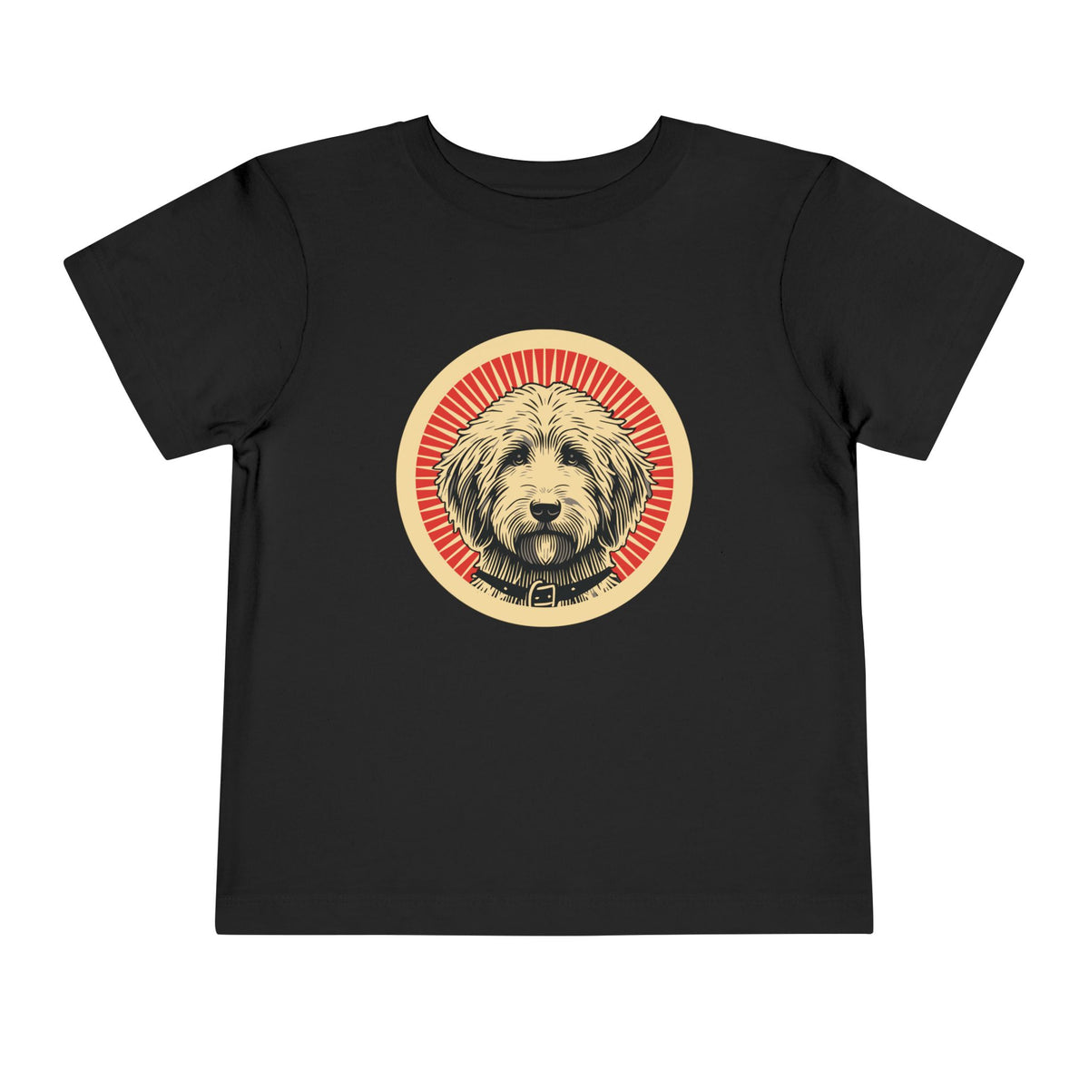 Goldendoodle Toddler Tee — Black