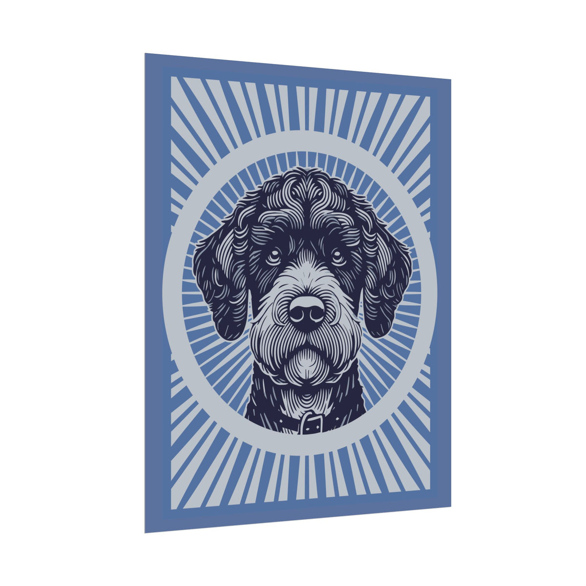 Boxerdoodle Art Print — view 3