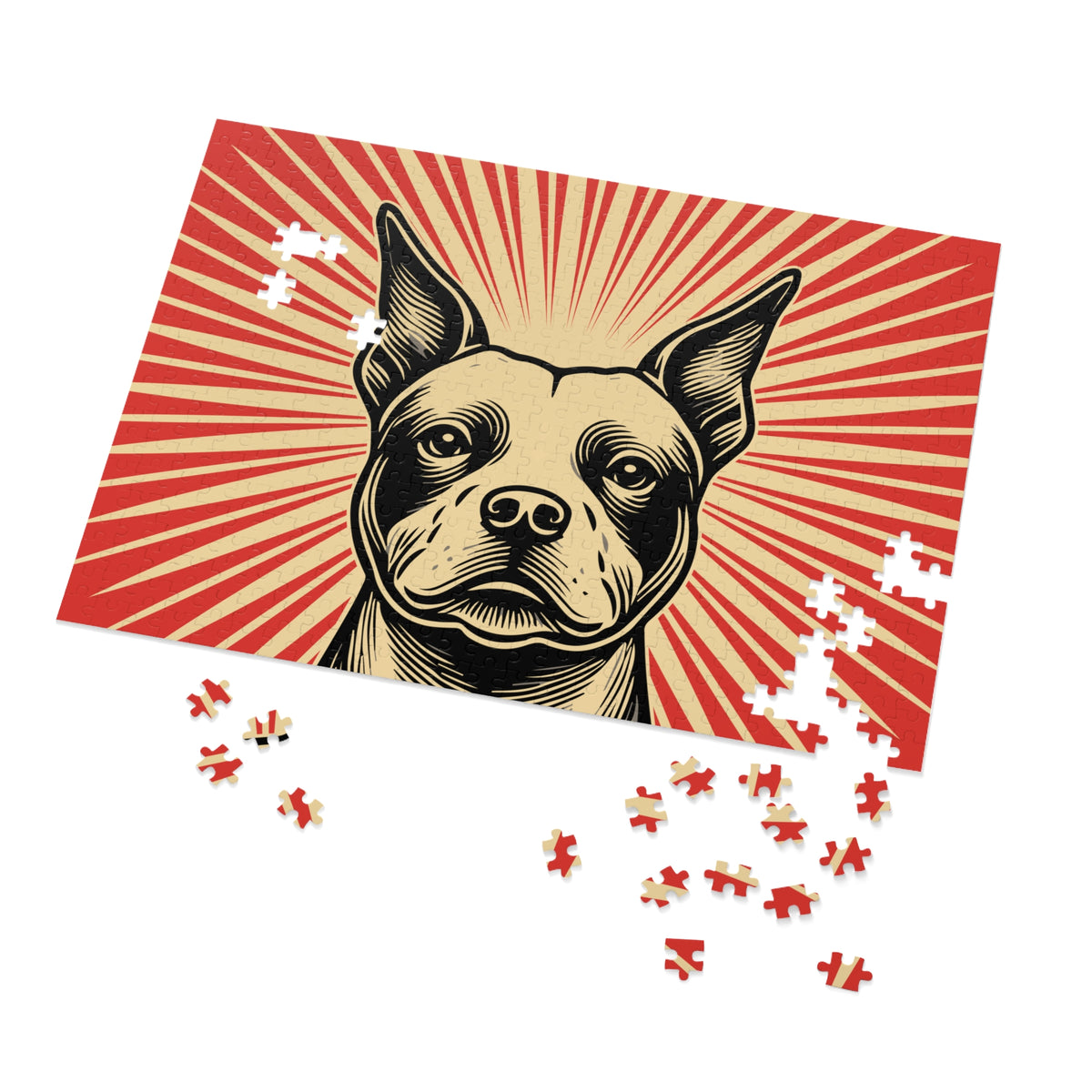 Staffordshire Bull Terrier Jigsaw Puzzle — view 6
