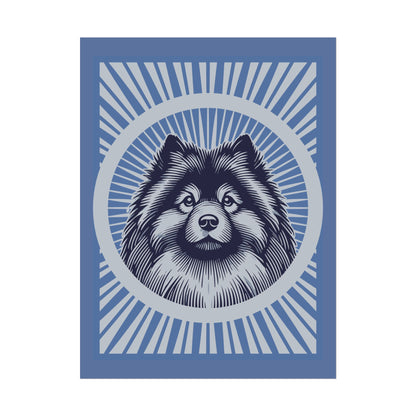 Keeshond Art Print
