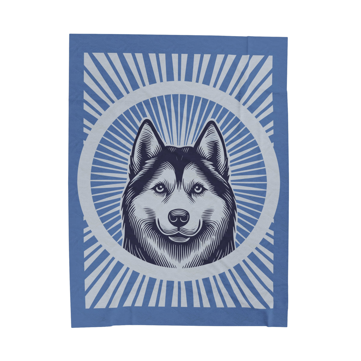 Siberian Husky Blanket — 60" × 80"