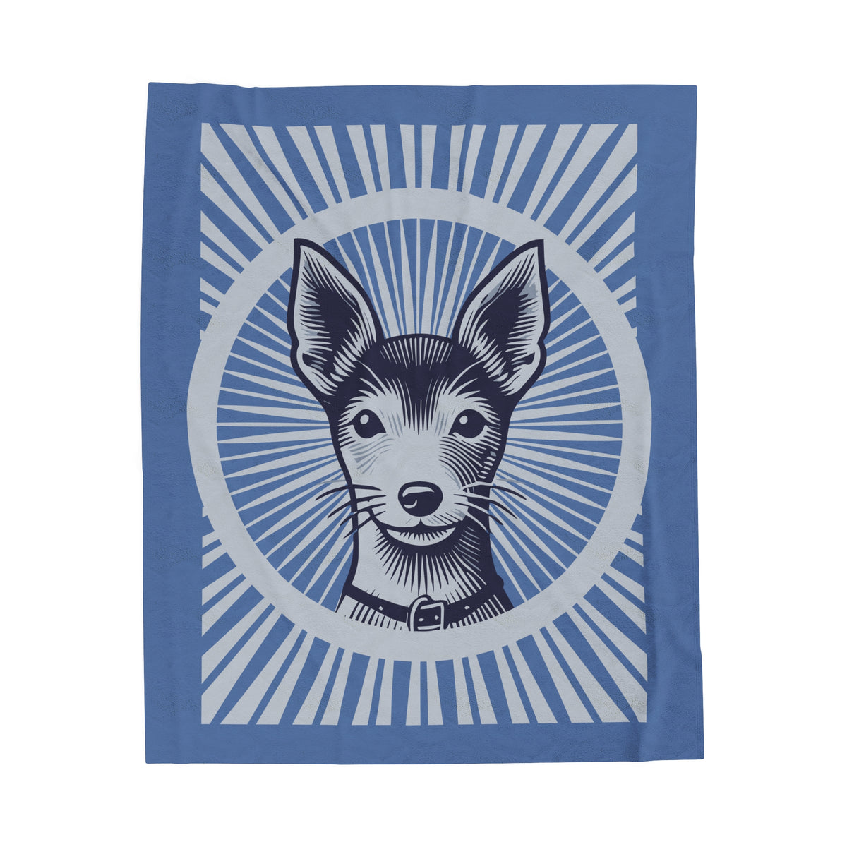 Toy Fox Terrier Blanket — 50" × 60"