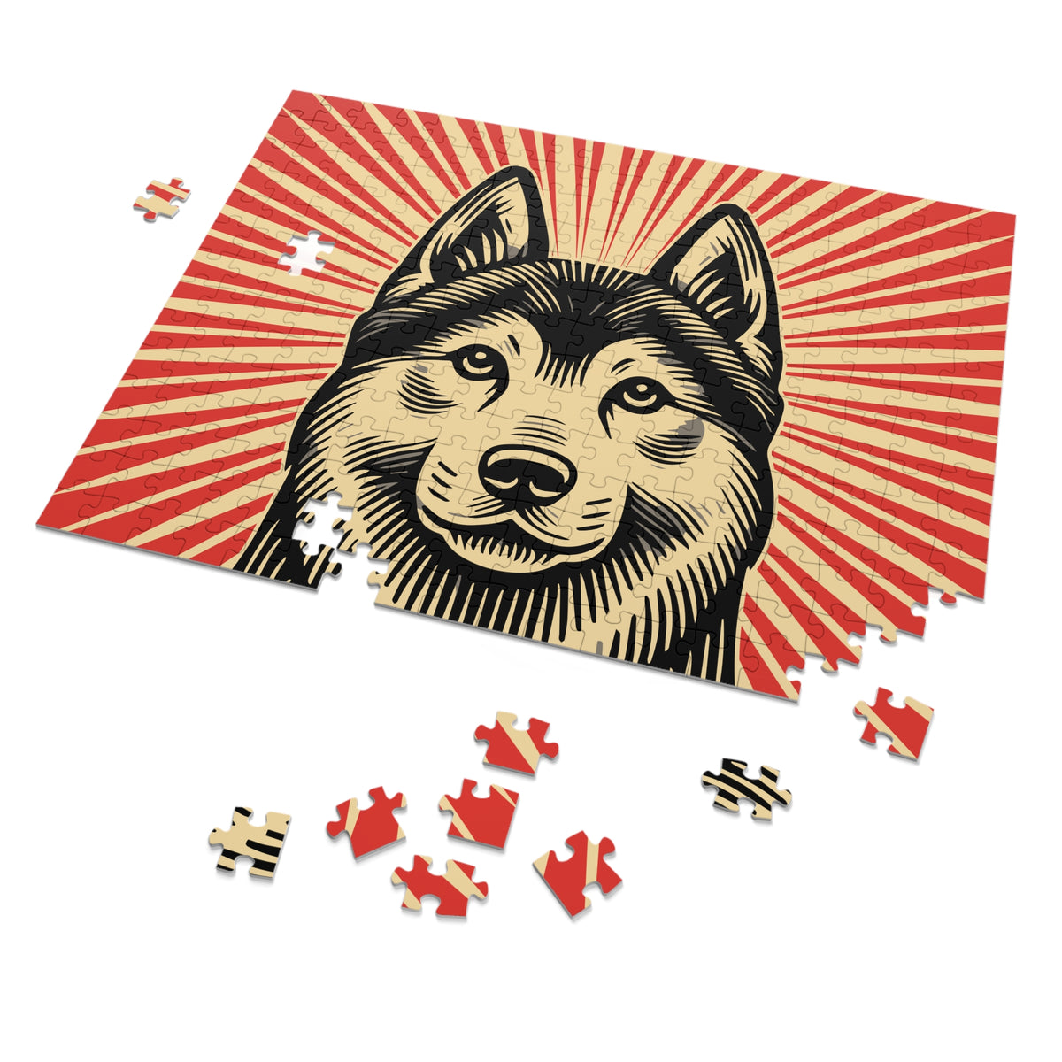 Norwegian Elkhound Jigsaw Puzzle — view 2