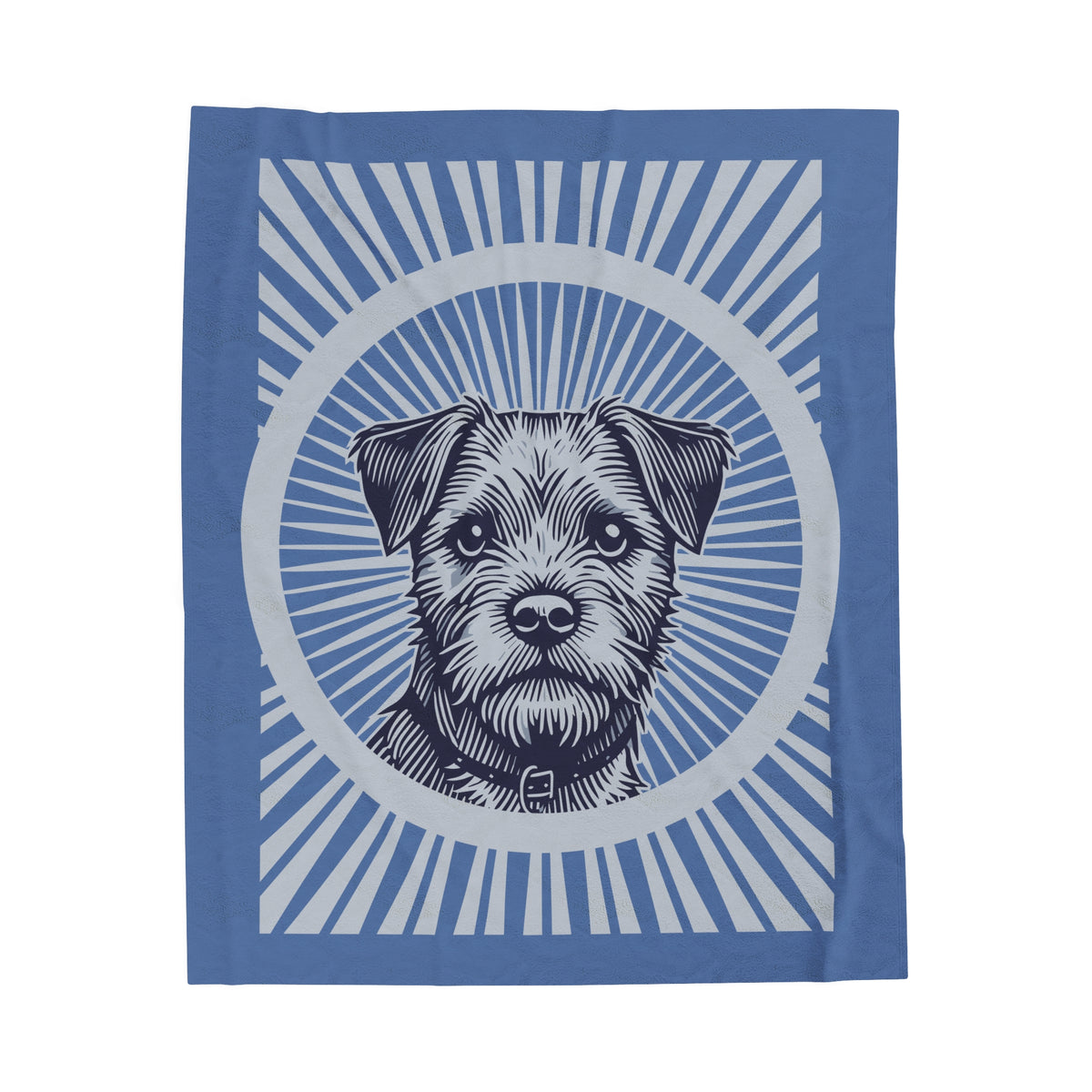 Border Terrier Blanket — 50" × 60"