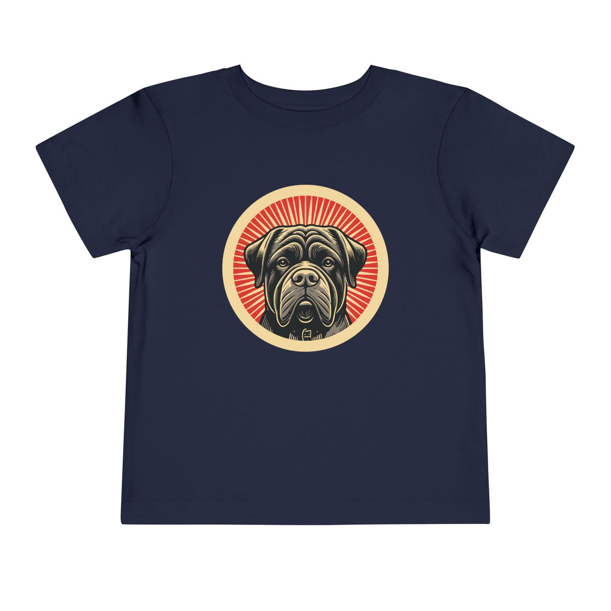 Bullmastiff Toddler Tee — Navy