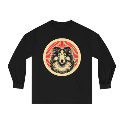 Shetland Sheepdog Long Sleeve Tee for Adults