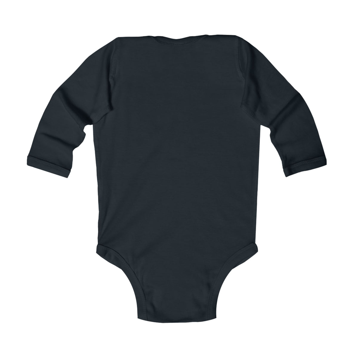Jack Russell Terrier badge art in a ring of red rays on a long-sleeved baby bodysuit
