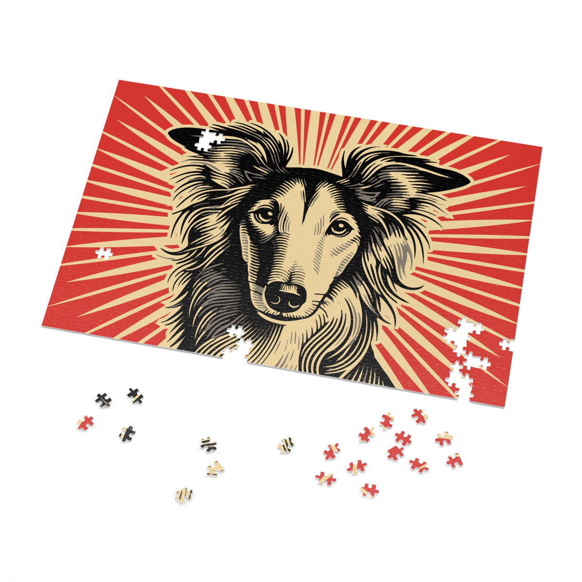 Silken Windhound Jigsaw Puzzle — view 4
