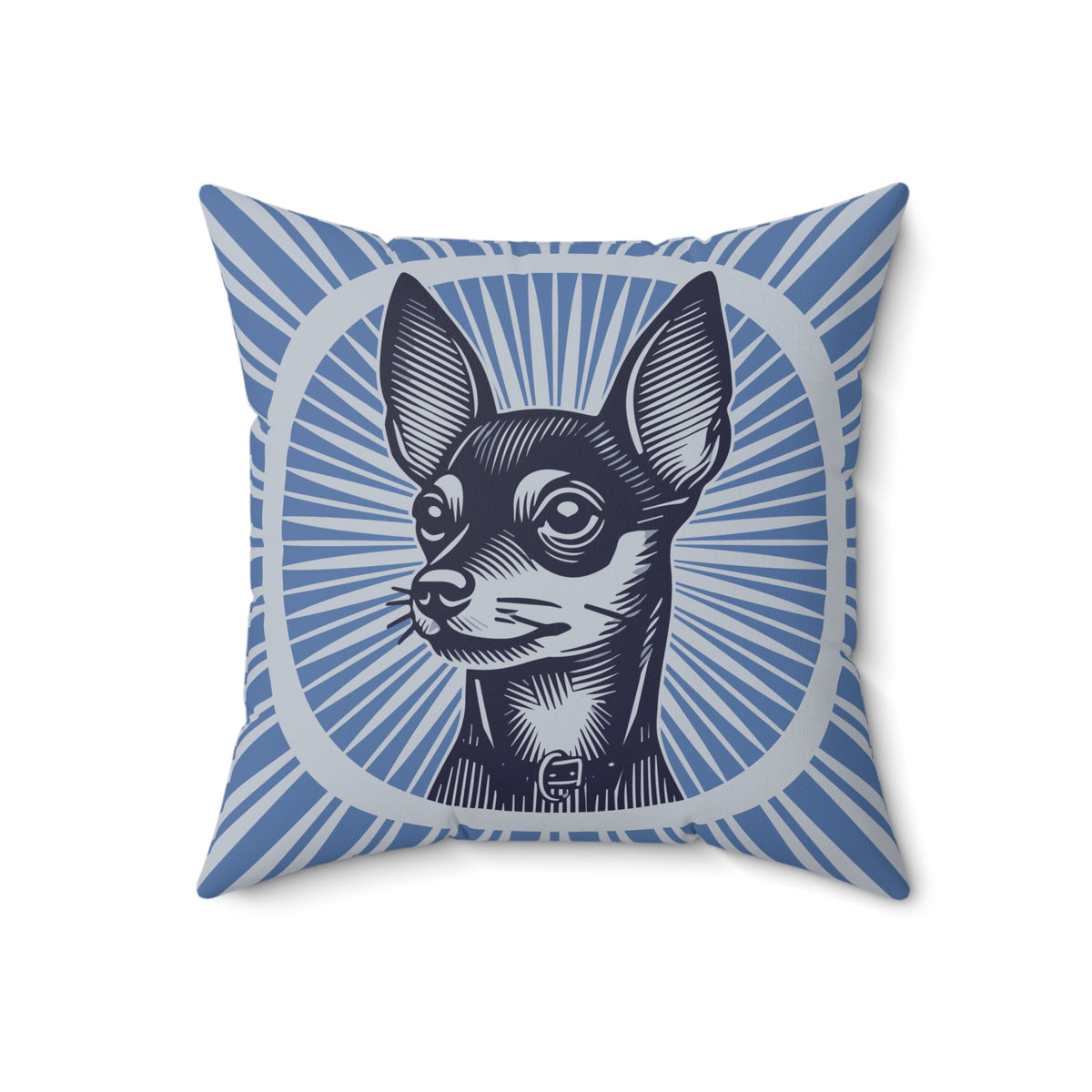 Miniature Pinscher Pillow — 18" × 18"