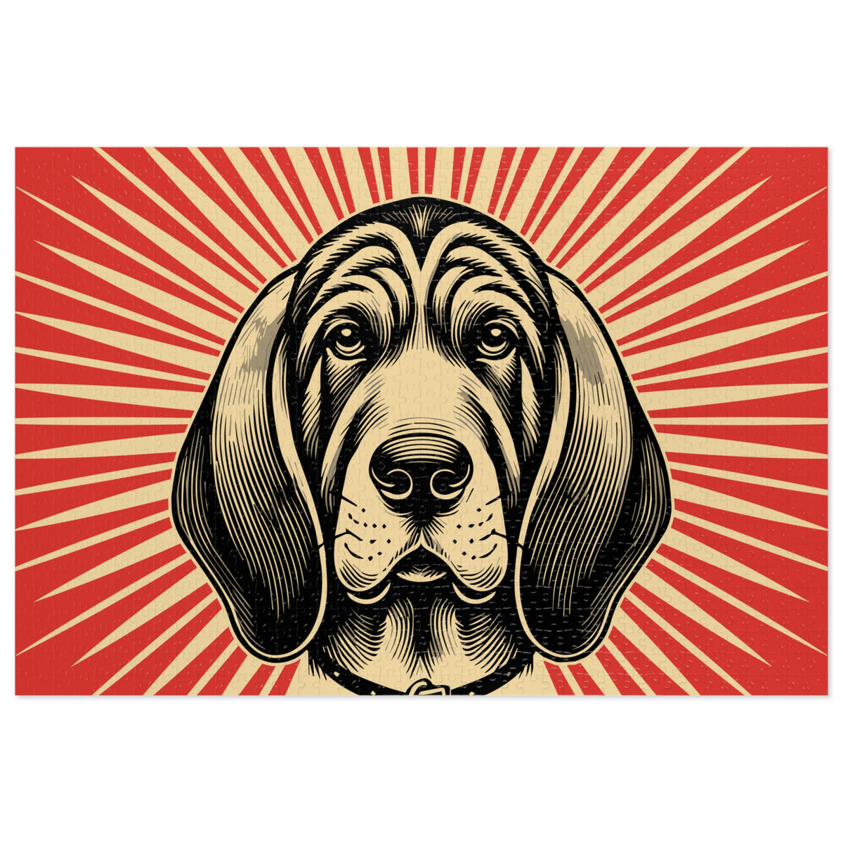 Bloodhound Jigsaw Puzzle — 29.25" × 19.75" (1000 pcs)