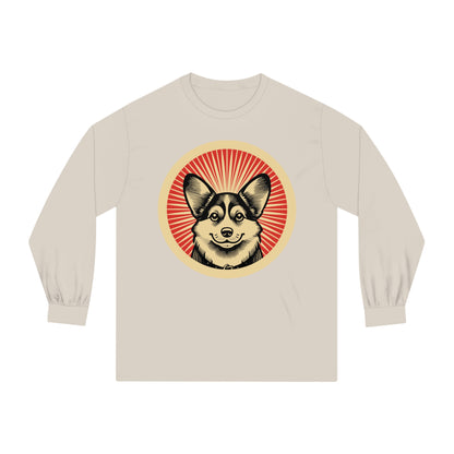 Pembroke Welsh Corgi Long Sleeve Tee for Adults