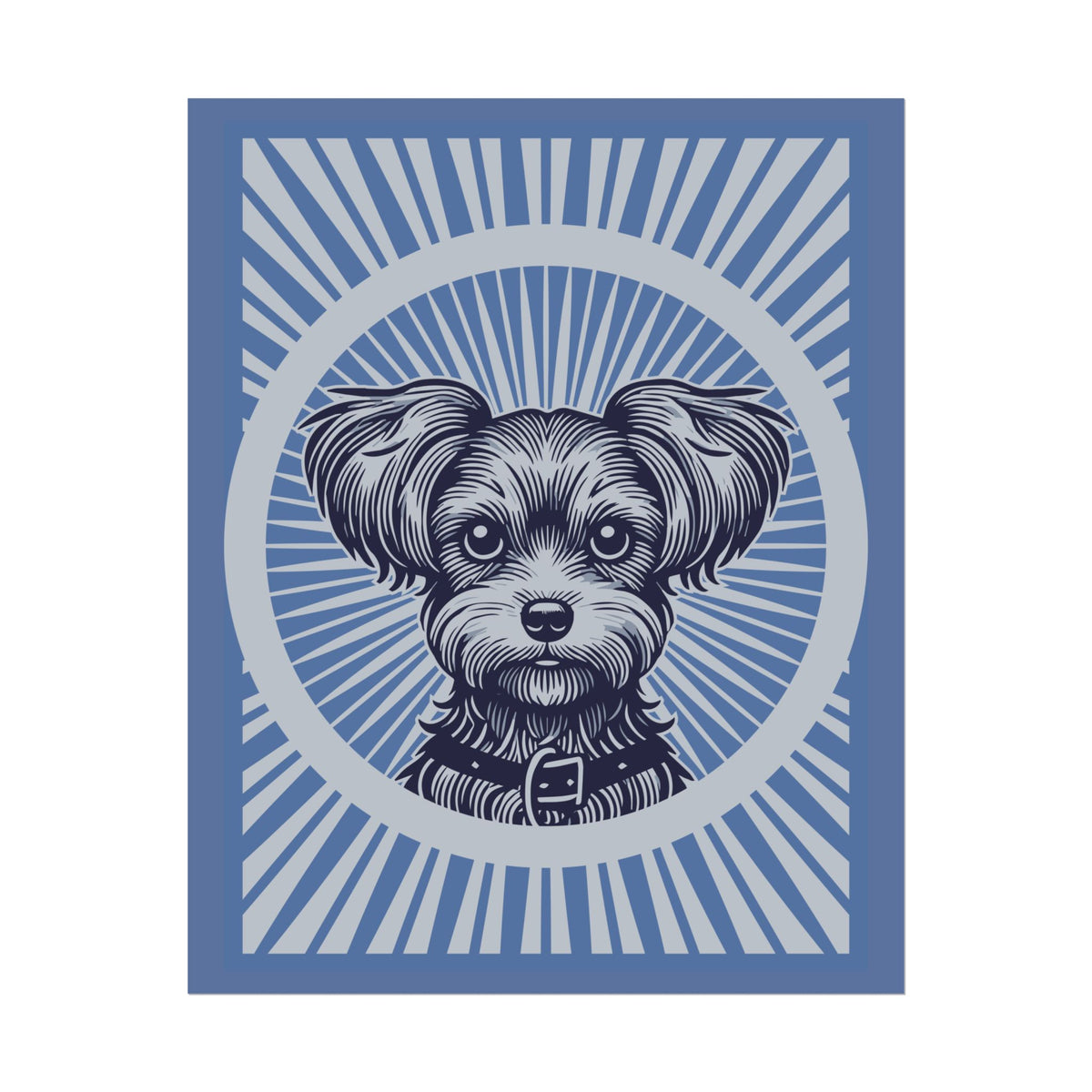 Yorkipoo Art Print — 16" x 20" (Vertical)