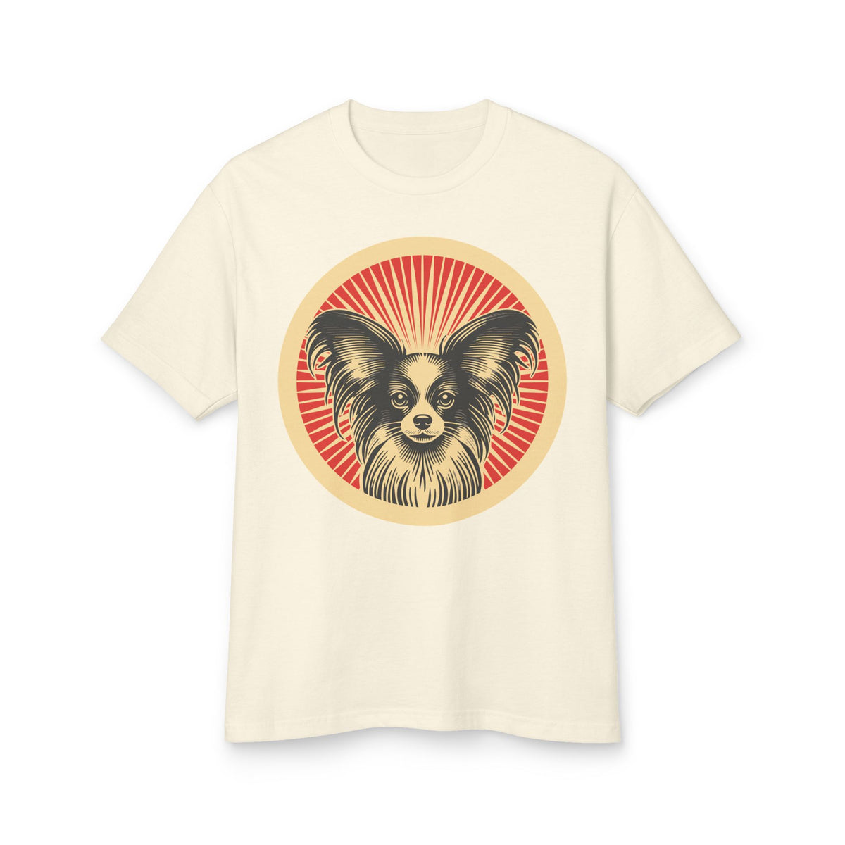 Papillon Heavyweight Tee — Faded Cream