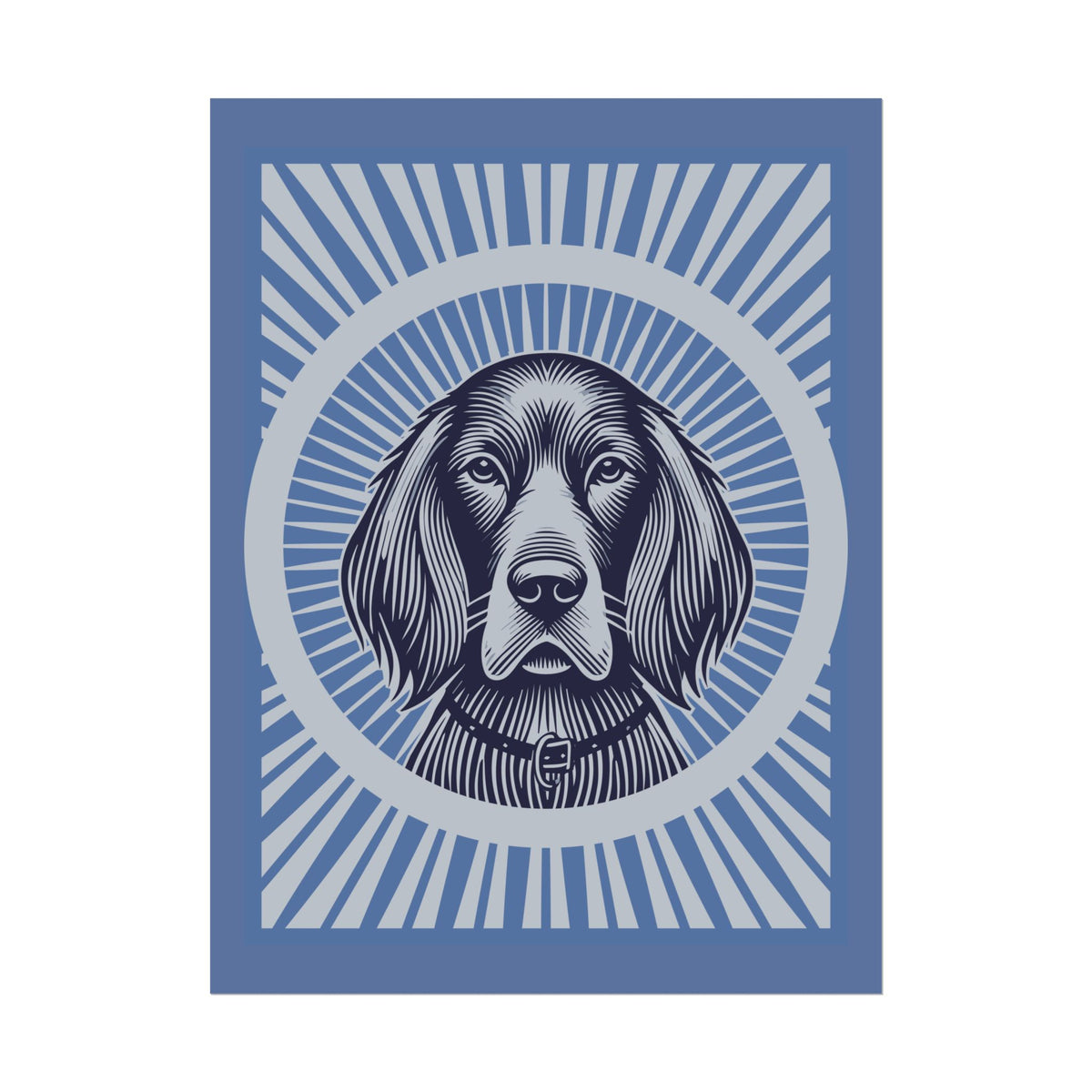 Irish Setter Art Print — 24" x 32" (Vertical)