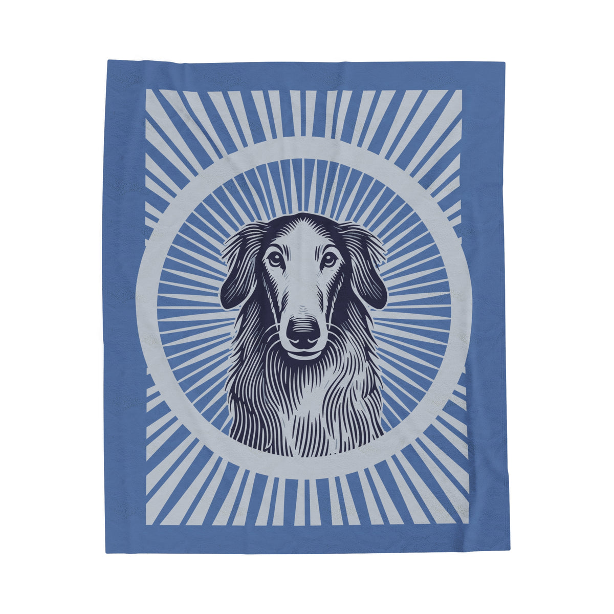 Borzoi Blanket — 50" × 60"