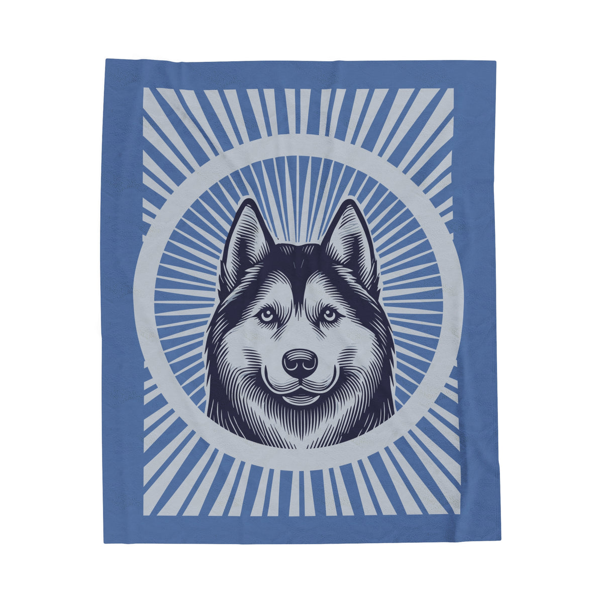 Siberian Husky Blanket — 50" × 60"