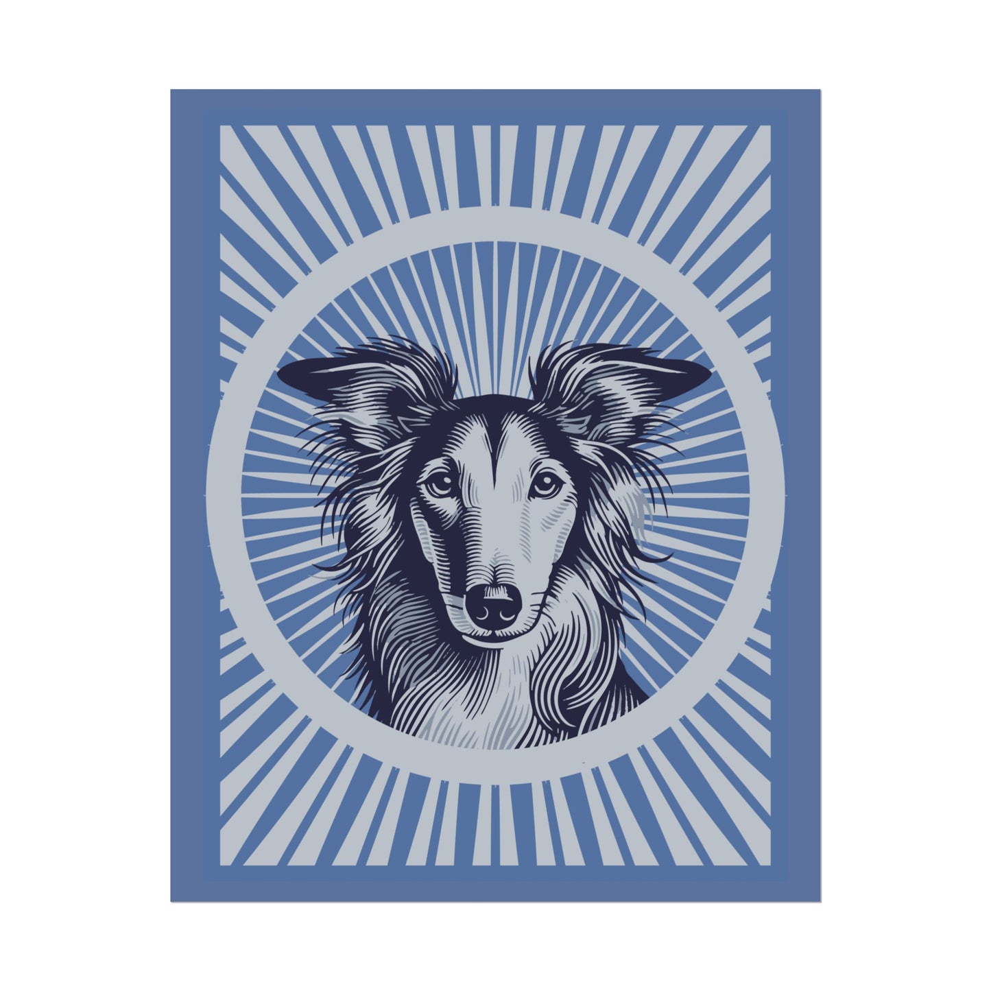 Silken Windhound Art Print