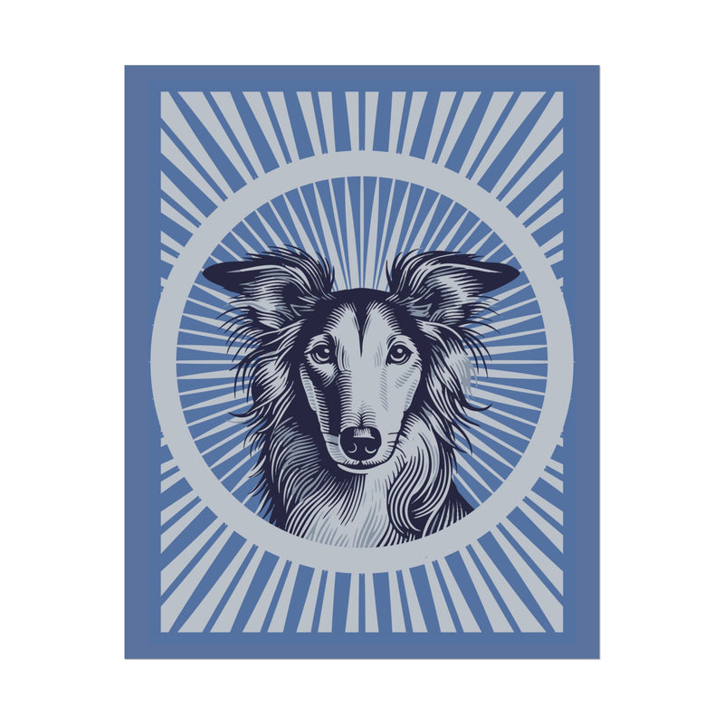 Silken Windhound Art Print