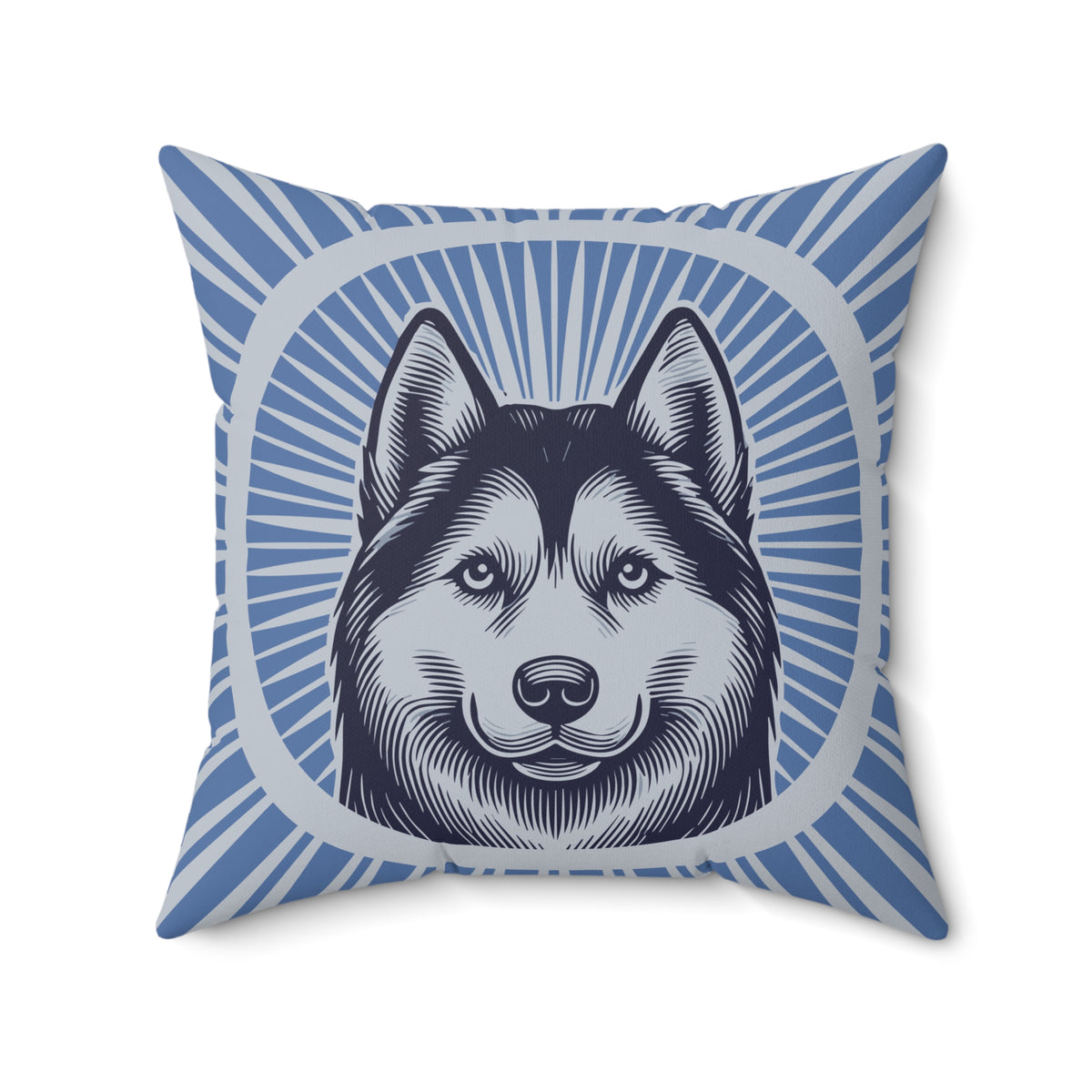Siberian Husky Pillow — 20" × 20"