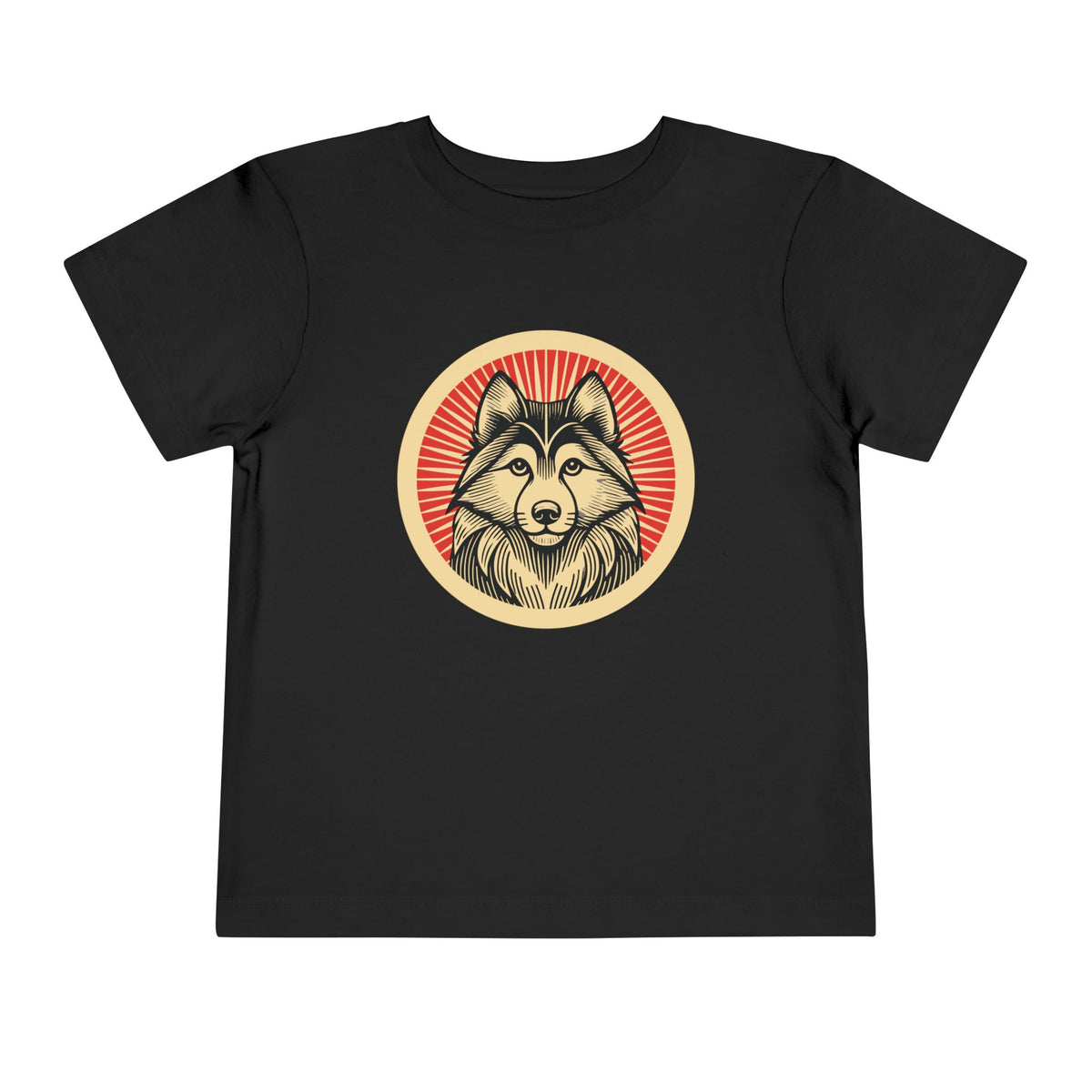 Alaskan Klee Kai Toddler Tee — Black