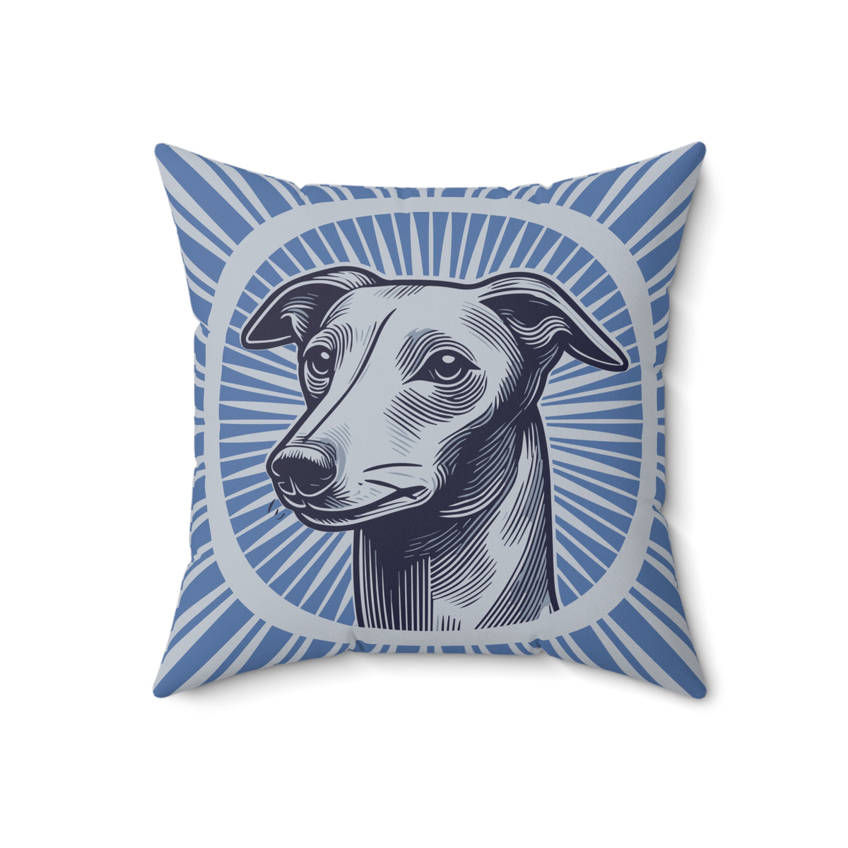 Italian Greyhound Pillow — 18" × 18"