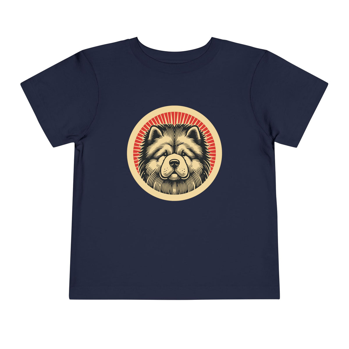 Chow Chow Toddler Tee — Navy