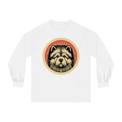 Chow Chow Long Sleeve Tee for Adults