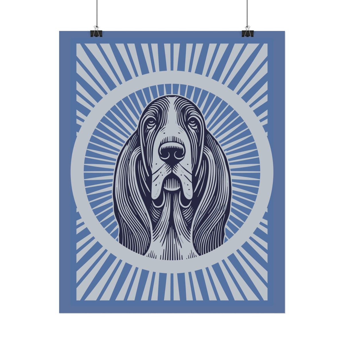 Basset Hound Art Print — view 5