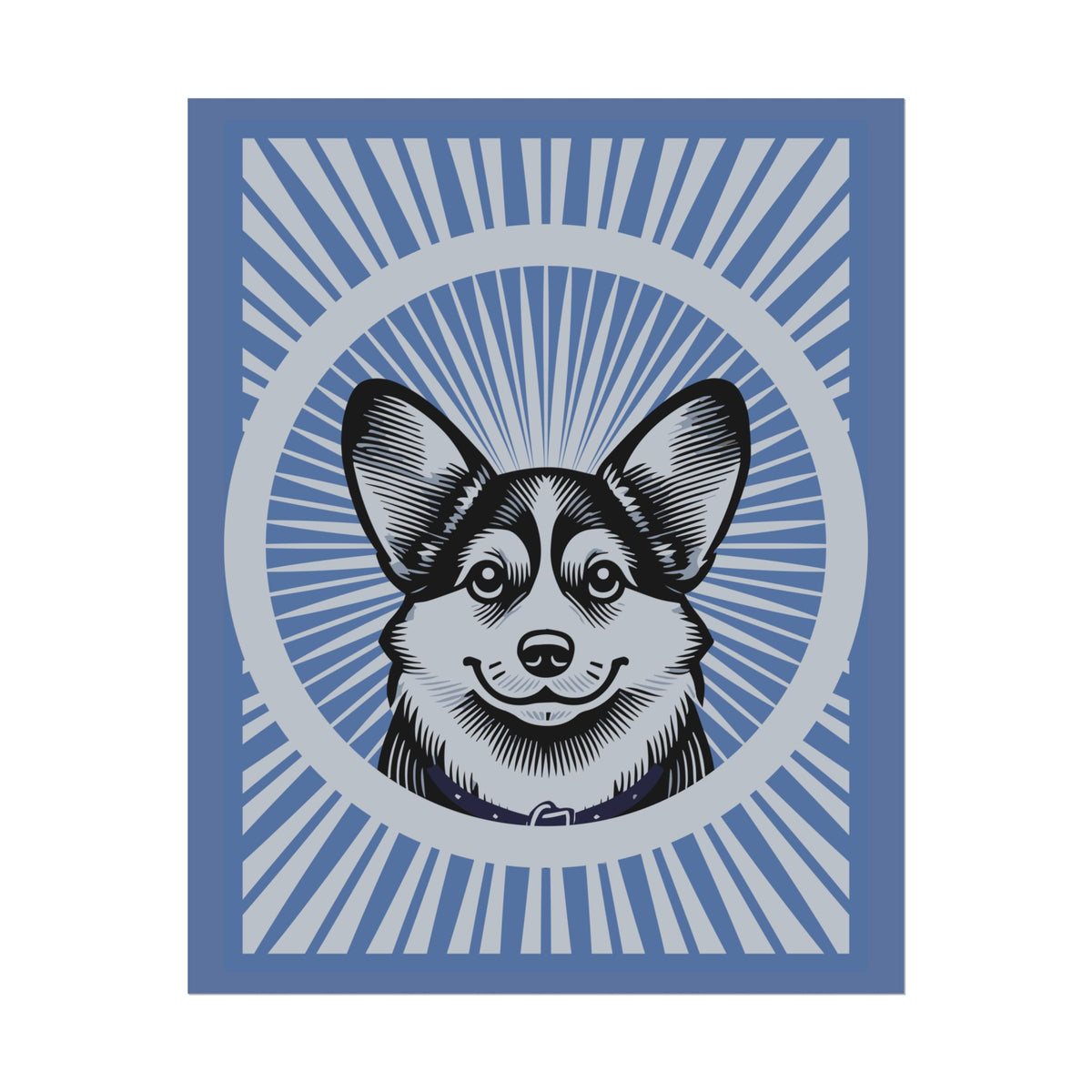 Pembroke Welsh Corgi Art Print — 16" x 20" (Vertical)