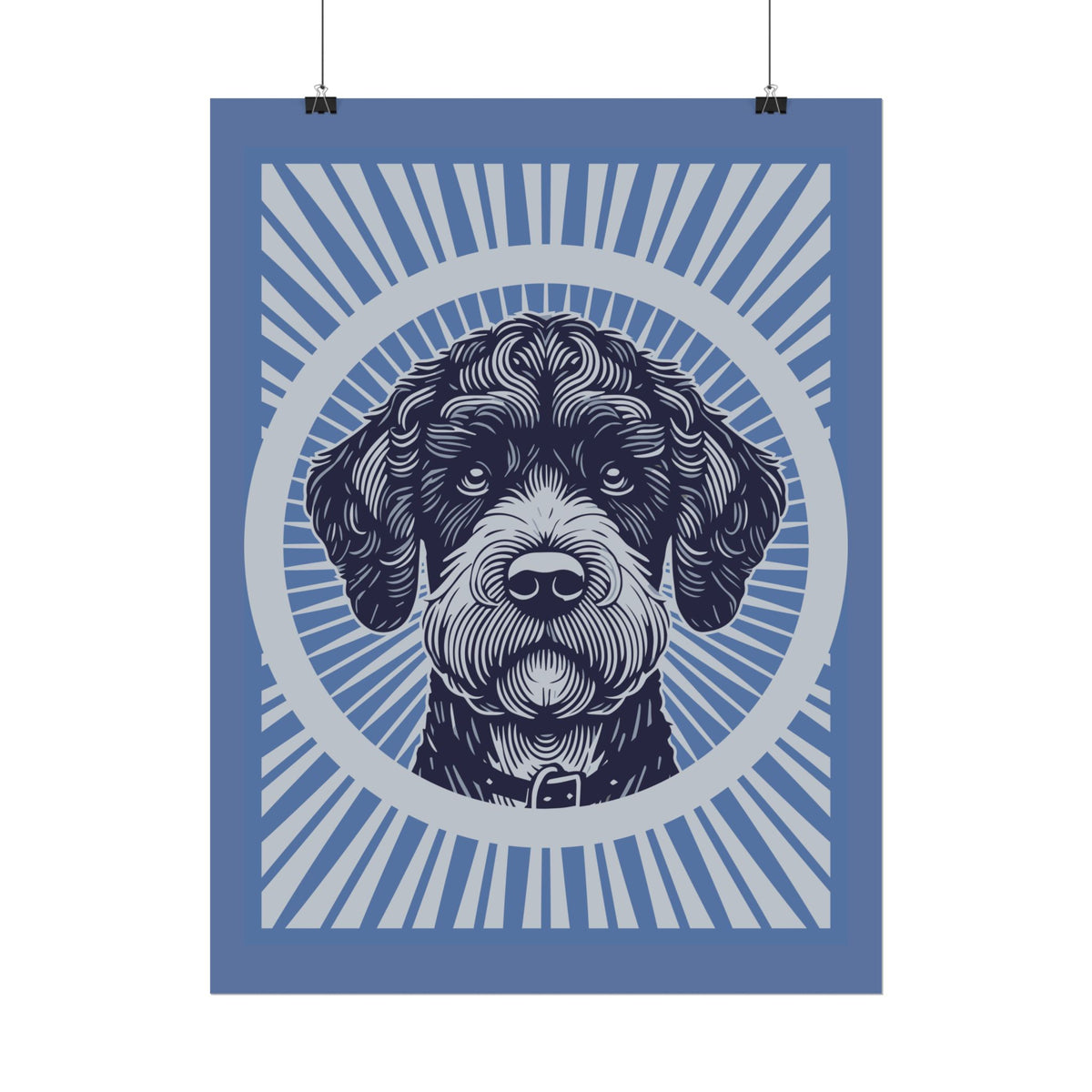 Boxerdoodle Art Print — view 8