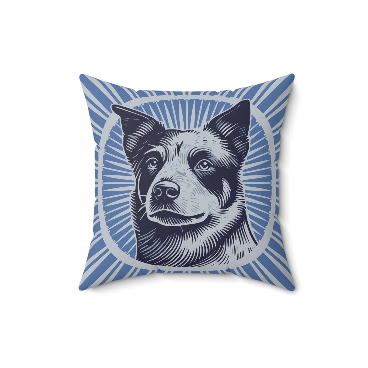 Australian Cattle Dog Pillow — 16" × 16"