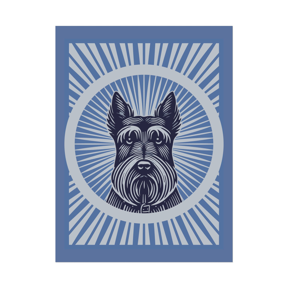 Scottish Terrier Art Print — 24" x 32" (Vertical)