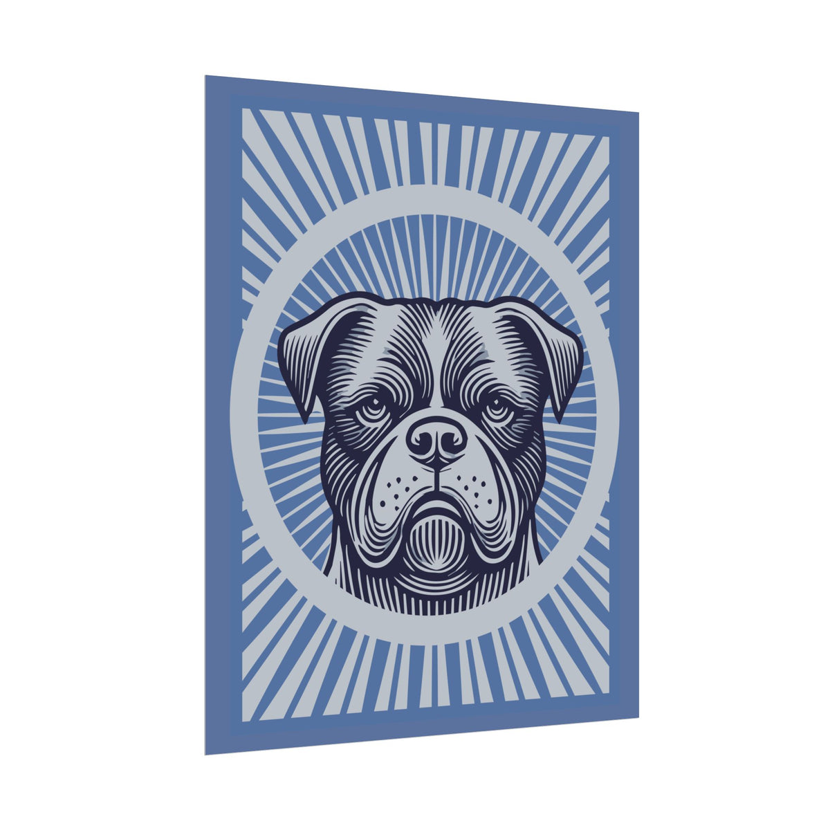 American Bulldog Art Print — view 3