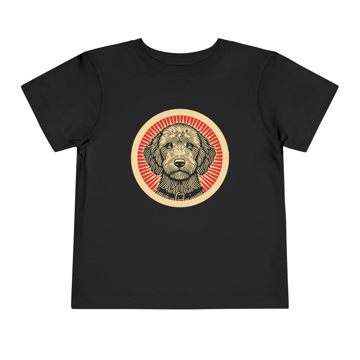 Labradoodle Toddler Tee — Black
