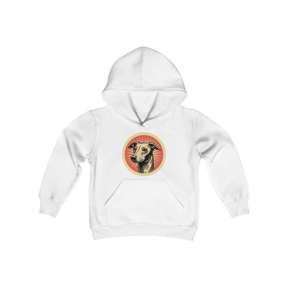Italian Greyhound Heavy Hoodie for Kids