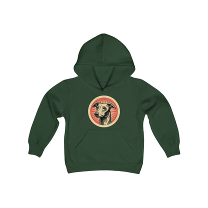 Italian Greyhound Heavy Hoodie for Kids