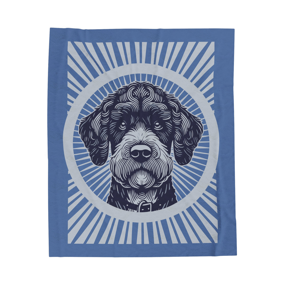 Boxerdoodle Blanket — 50" × 60"