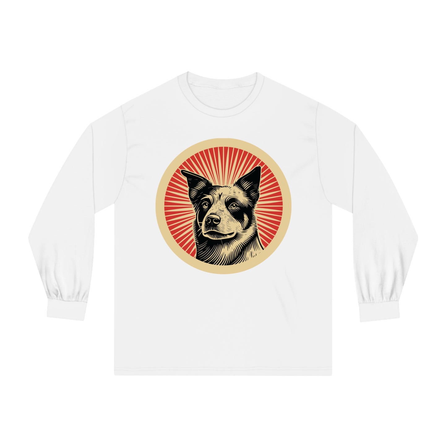 Australian Cattle Dog Long Sleeve Tee for Adults