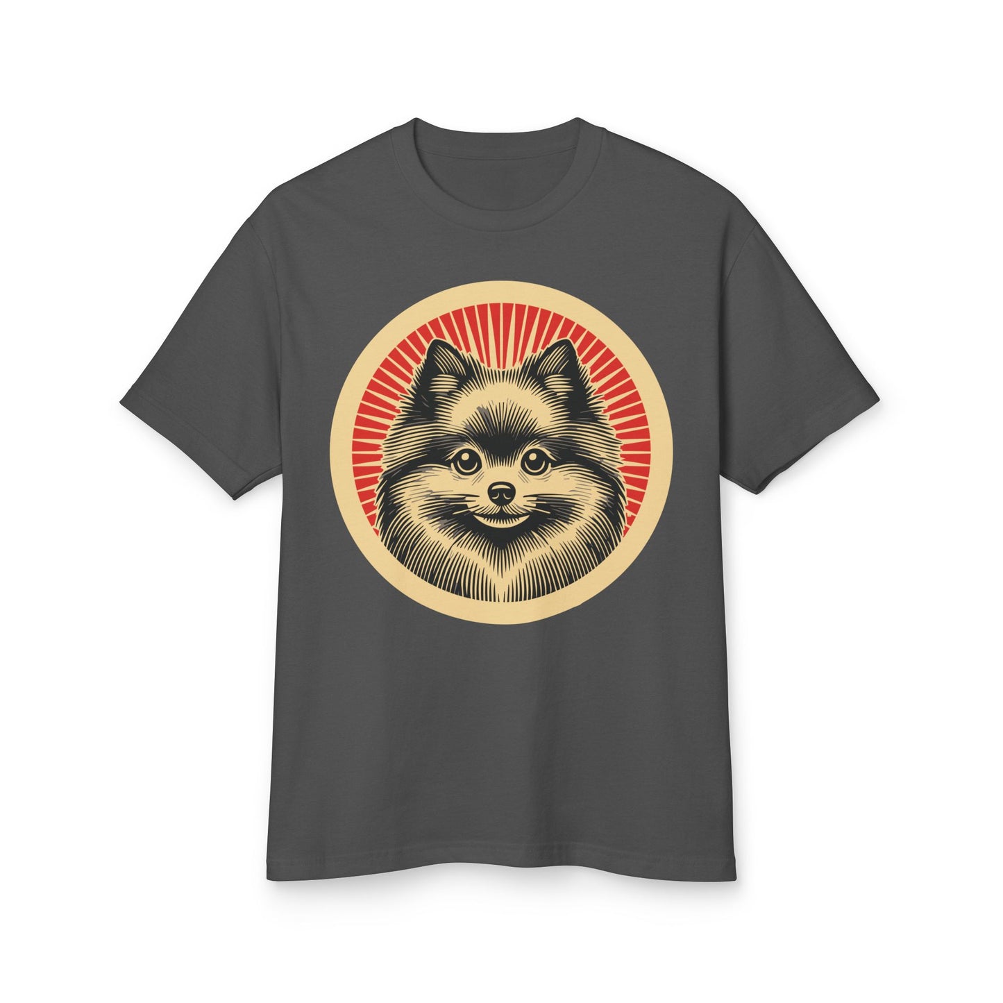 Pomeranian Heavyweight Cotton T-Shirt for Adults