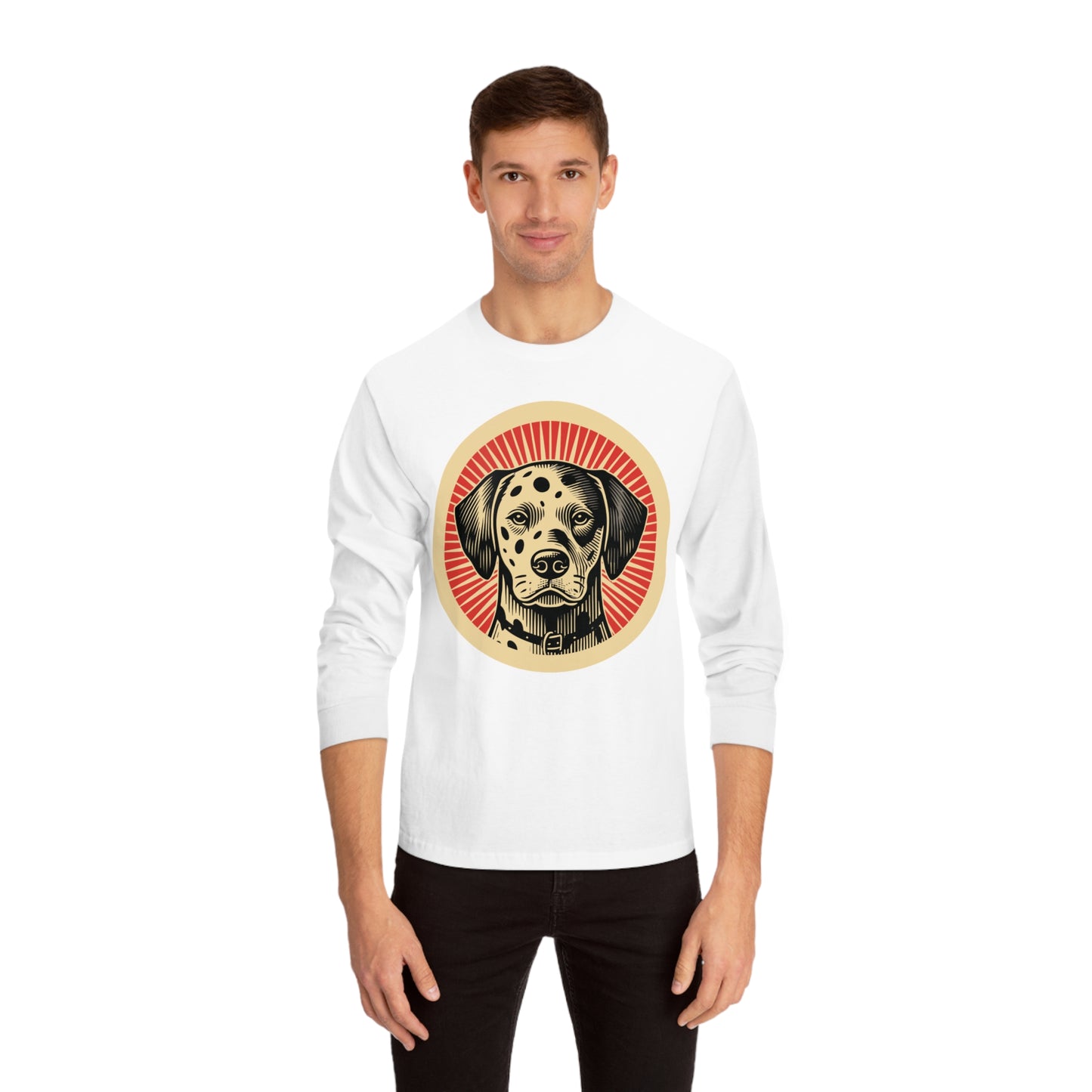 Dalmatian Long Sleeve Tee for Adults