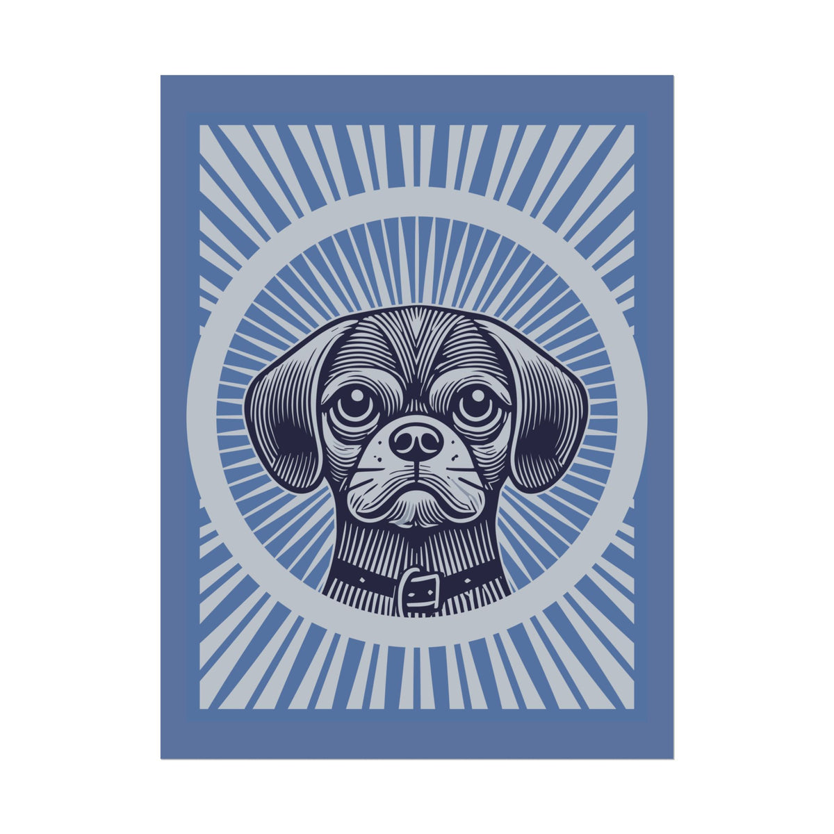 Puggle Art Print — 18″ x 24″ (Vertical)