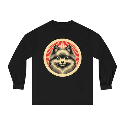 Pomeranian Long Sleeve Tee for Adults