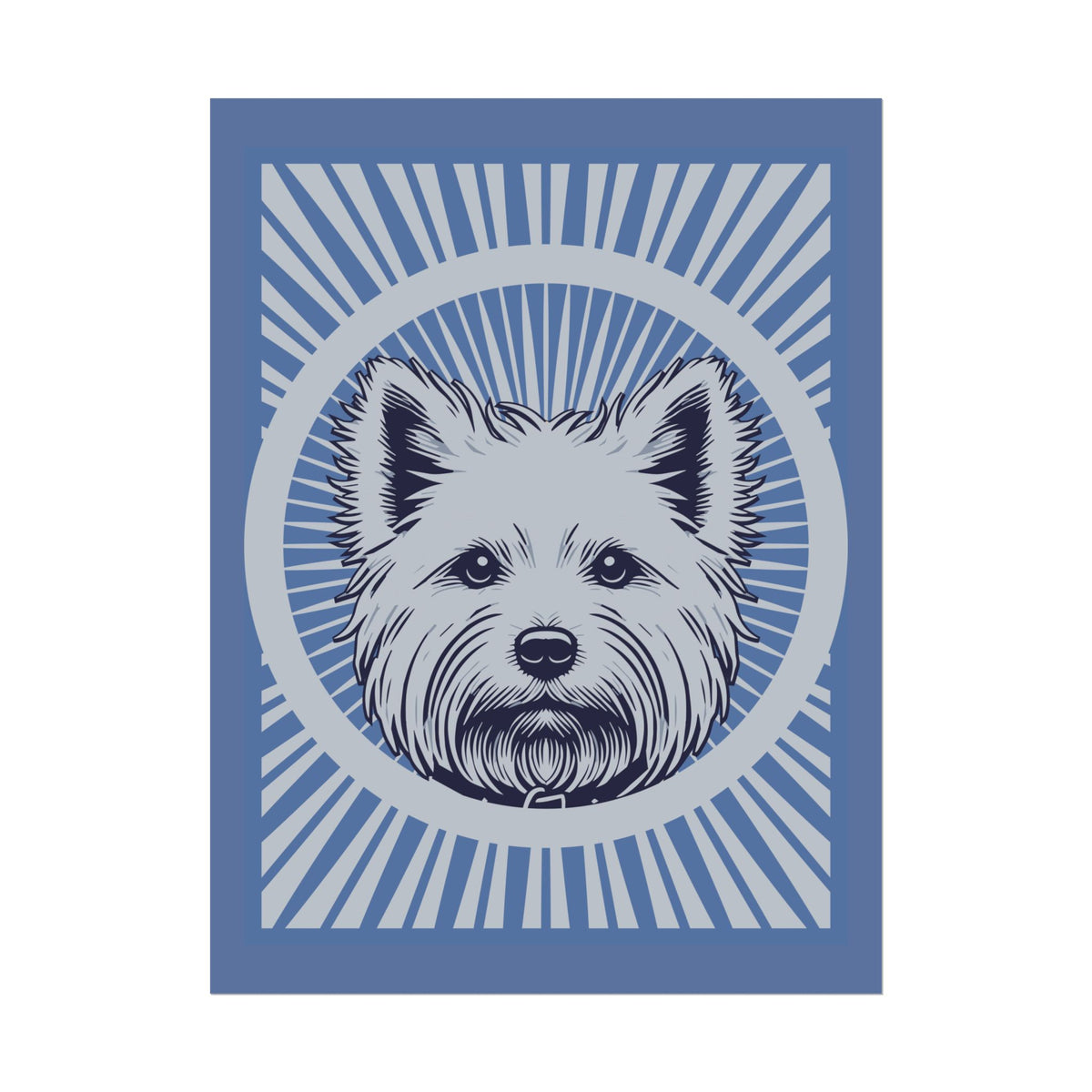 West Highland White Terrier Art Print — 18″ x 24″ (Vertical)