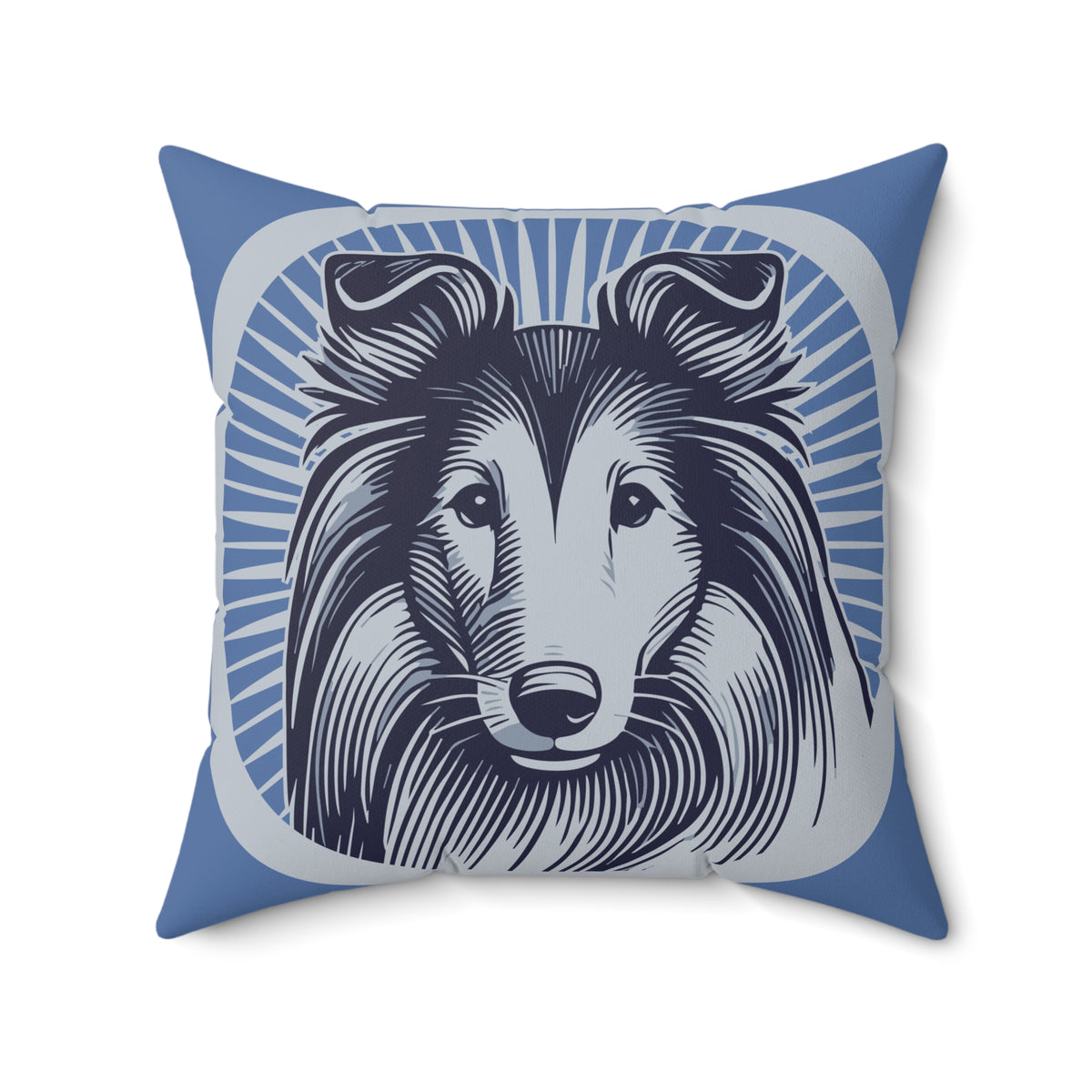 Collie Pillow — 20" × 20"