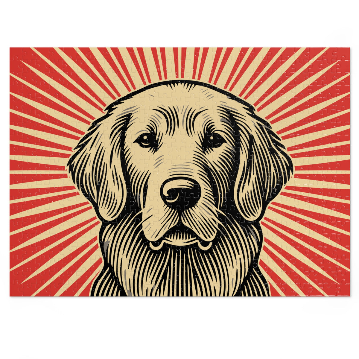 Golden Retriever Jigsaw Puzzle — 20.5" × 15" (500 pcs)